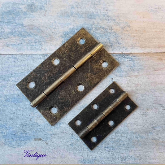 Milano Bronze Butt Hinge-Vintique Concepts