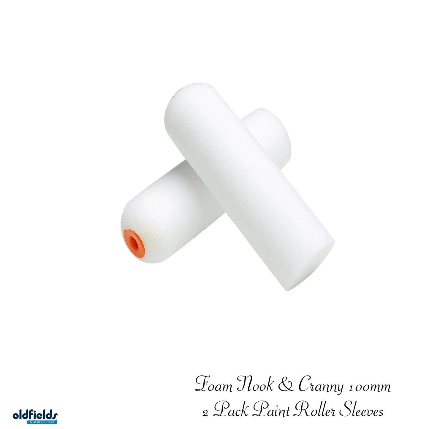 Nook & Cranny Foam paint roller Sleeves 100mm from Oldfields-Vintique Concepts
