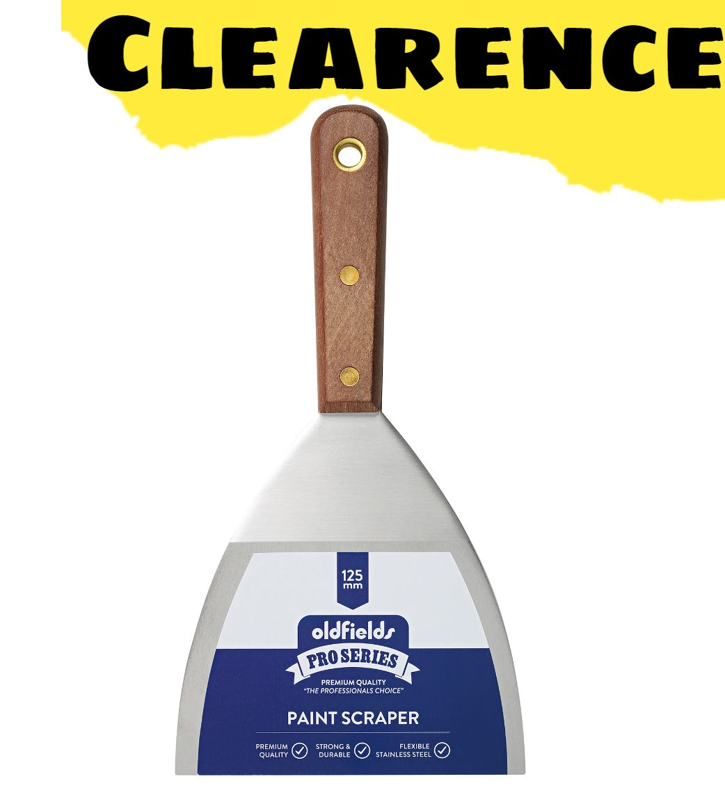 stainless steel paint scraper 125mm Clearence-Vintique Concepts