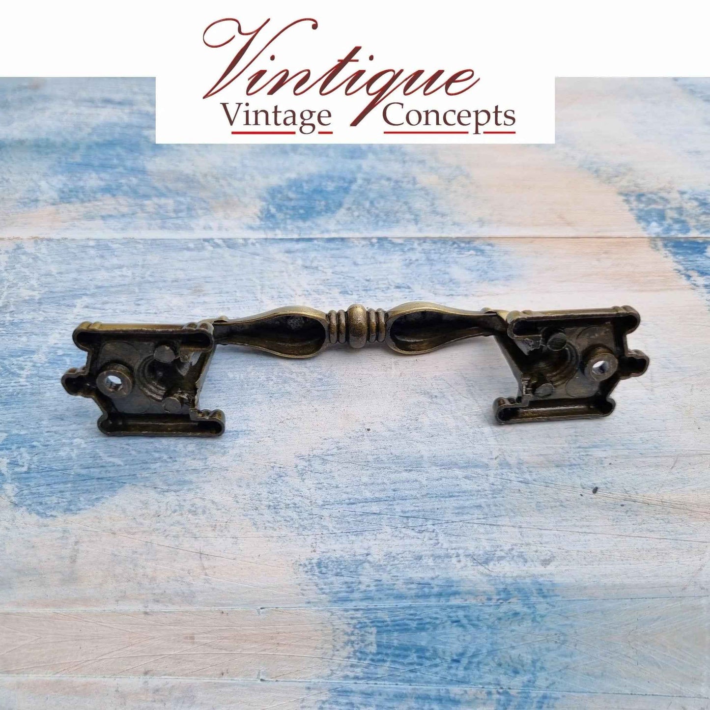 Old Gold Edwardian Cabinet or drawer handle 120mm