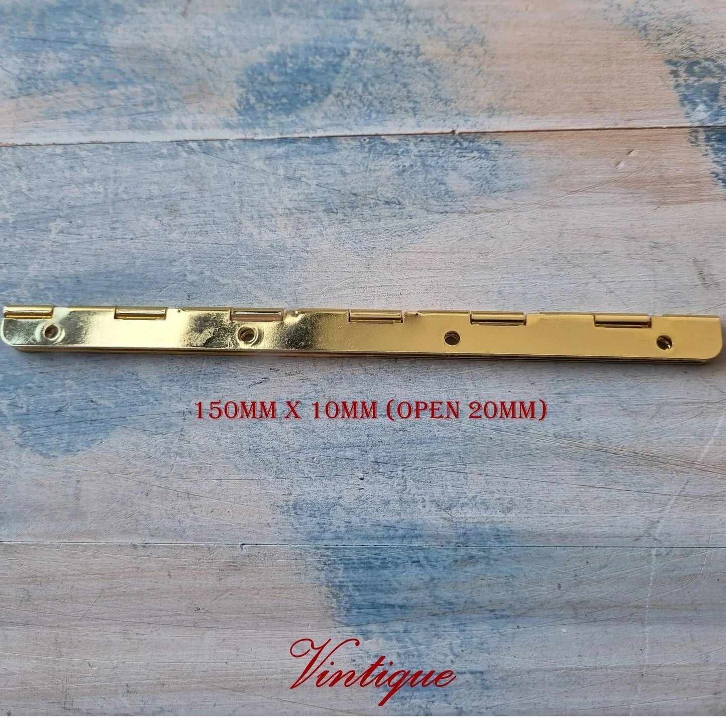 Piano Jewelry Box Gold 150mm with Long Hinge - Vintique Concepts