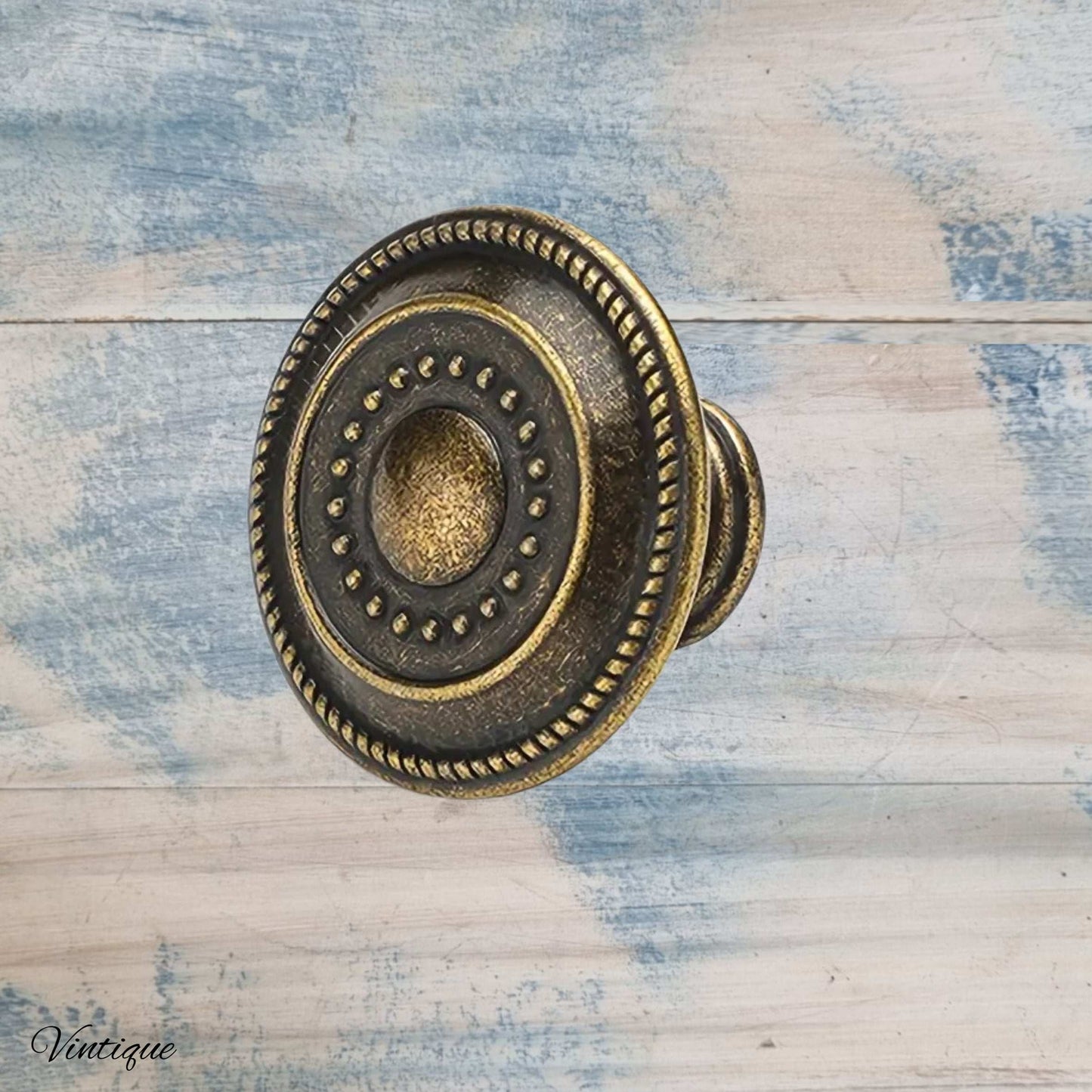 Retro dimple Bronze Drawer Knob 32mm diameter