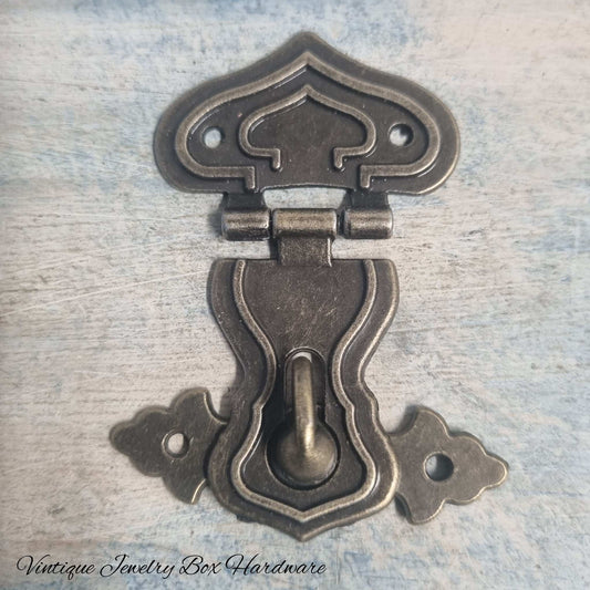 Tulip Bronze Vintage Clasp latch 63mm x 55mm