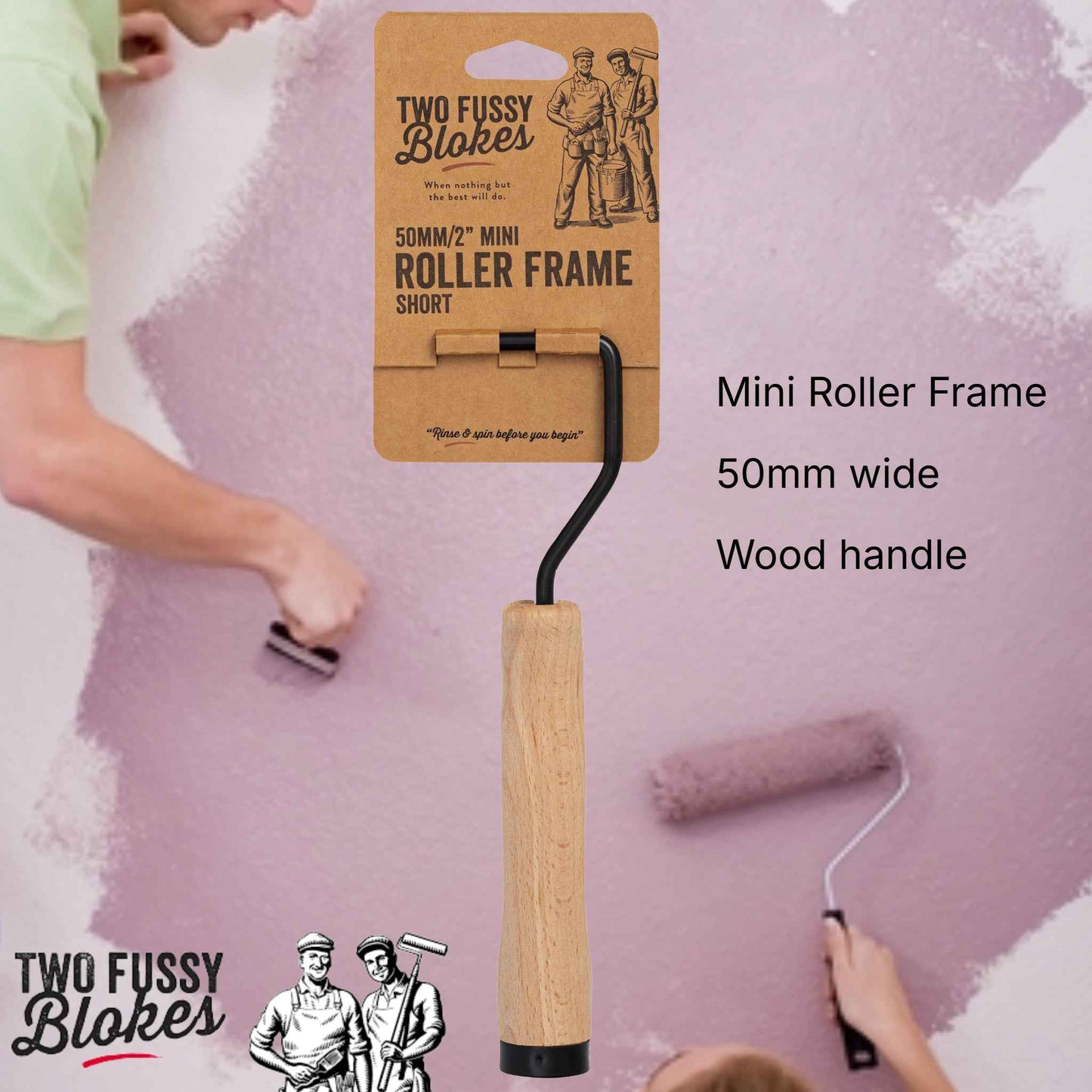 50mm mini-Roller handle from Two fussy Blokes
