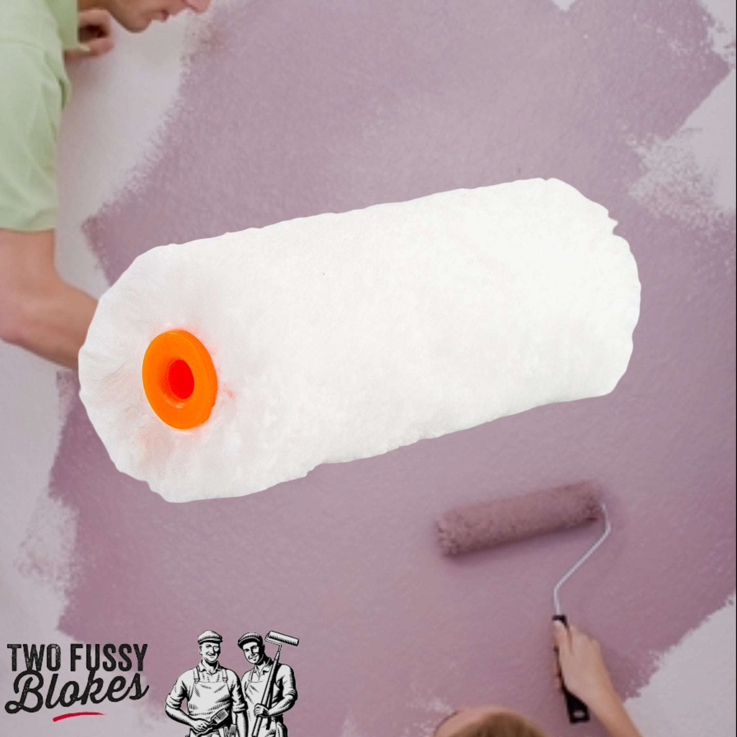 100mm Microfibre Paint Mini-Roller Sleeve (EACH) -Semi-Smooth 15mm Nap From Two Fussy Blokes