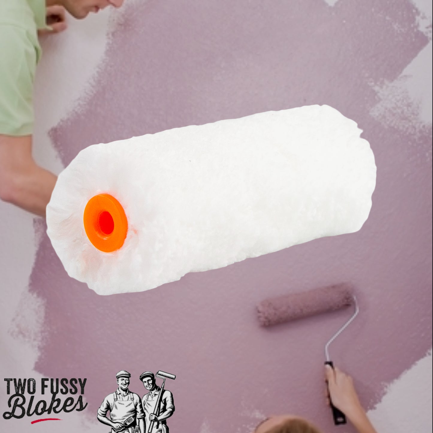 100mm Microfibre Paint Mini-Roller Sleeve (EACH) -Semi-Smooth 15mm Nap From Two Fussy Blokes