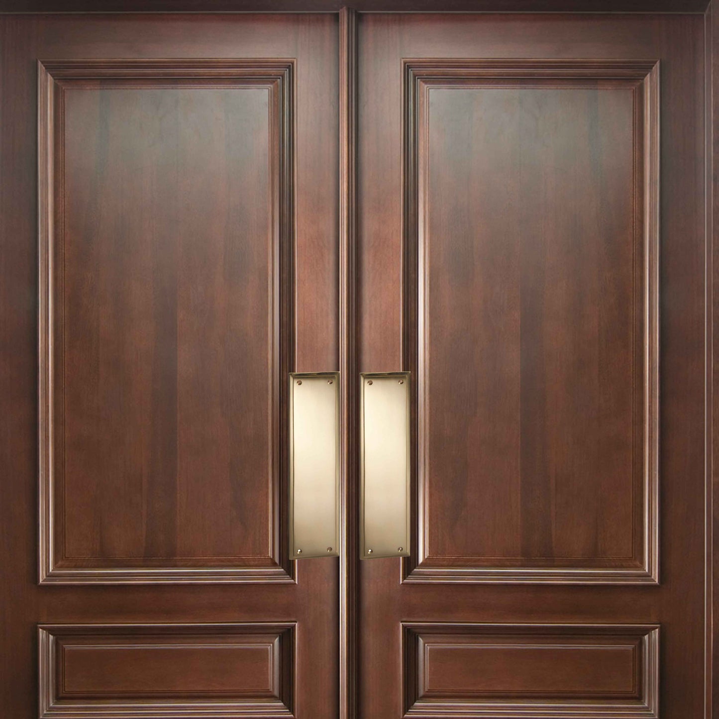 Matt Black MODENA Brass Push Plate 300mm x 75mm