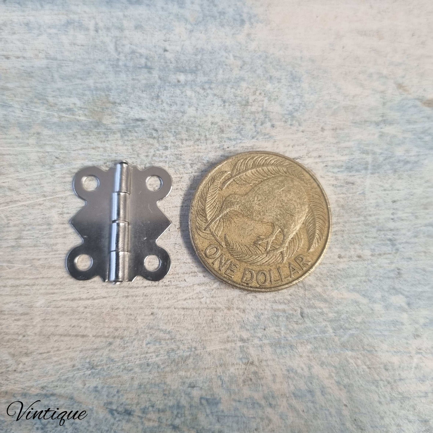Atq Silver Elizabeth Jewelry box hinge -3 sizes