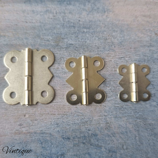 Atq Gold Elizabeth Jewelry box hinge -3 sizes