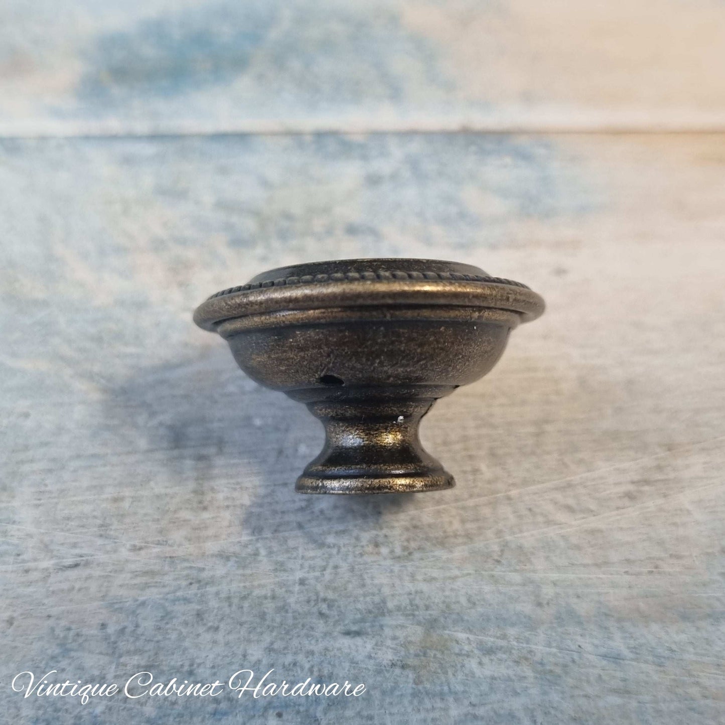 Retro dimple Bronze Drawer Knob 32mm diameter