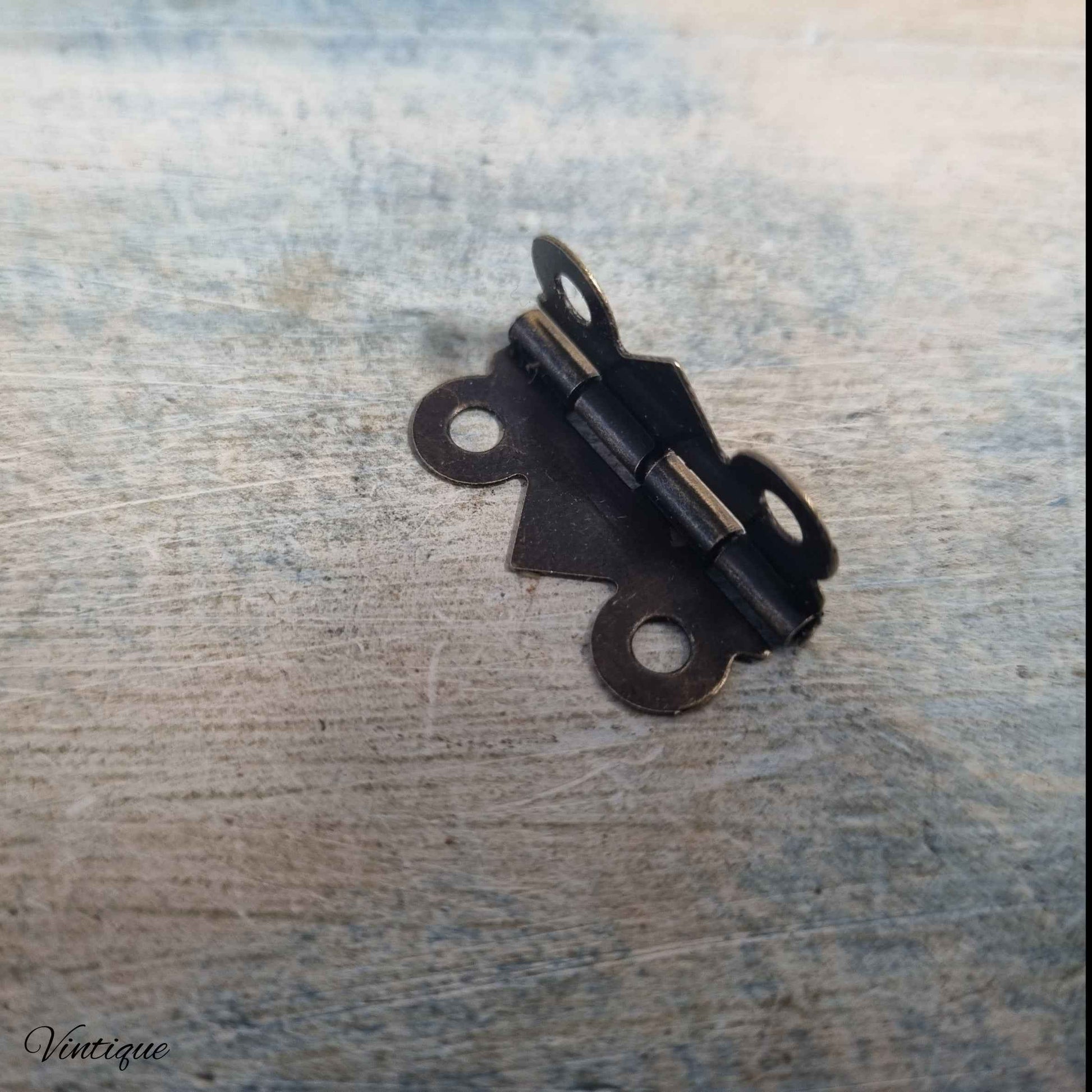 Atq Bronze Elizabeth Jewelry box hinge 20mm high