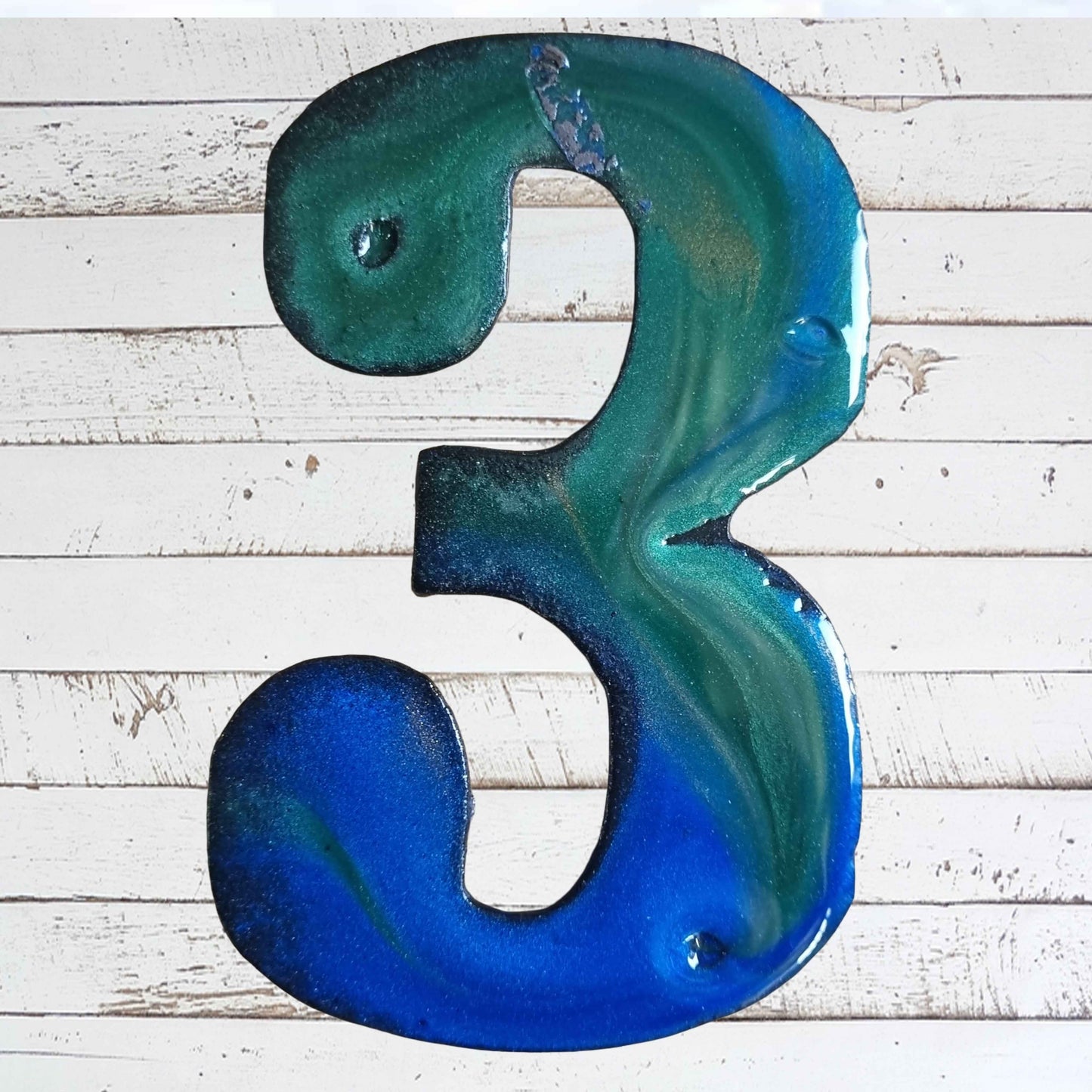 200mm Epoxy Coated House and letter box Numbers & letters