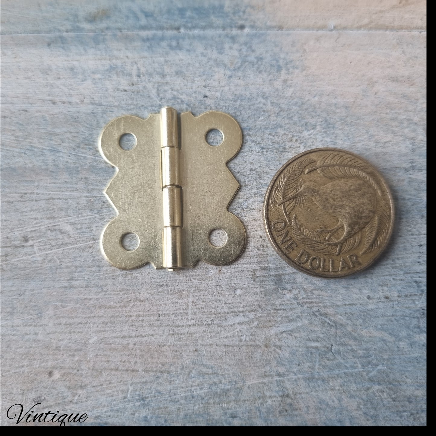 Atq Gold Elizabeth Jewelry box hinge -3 sizes