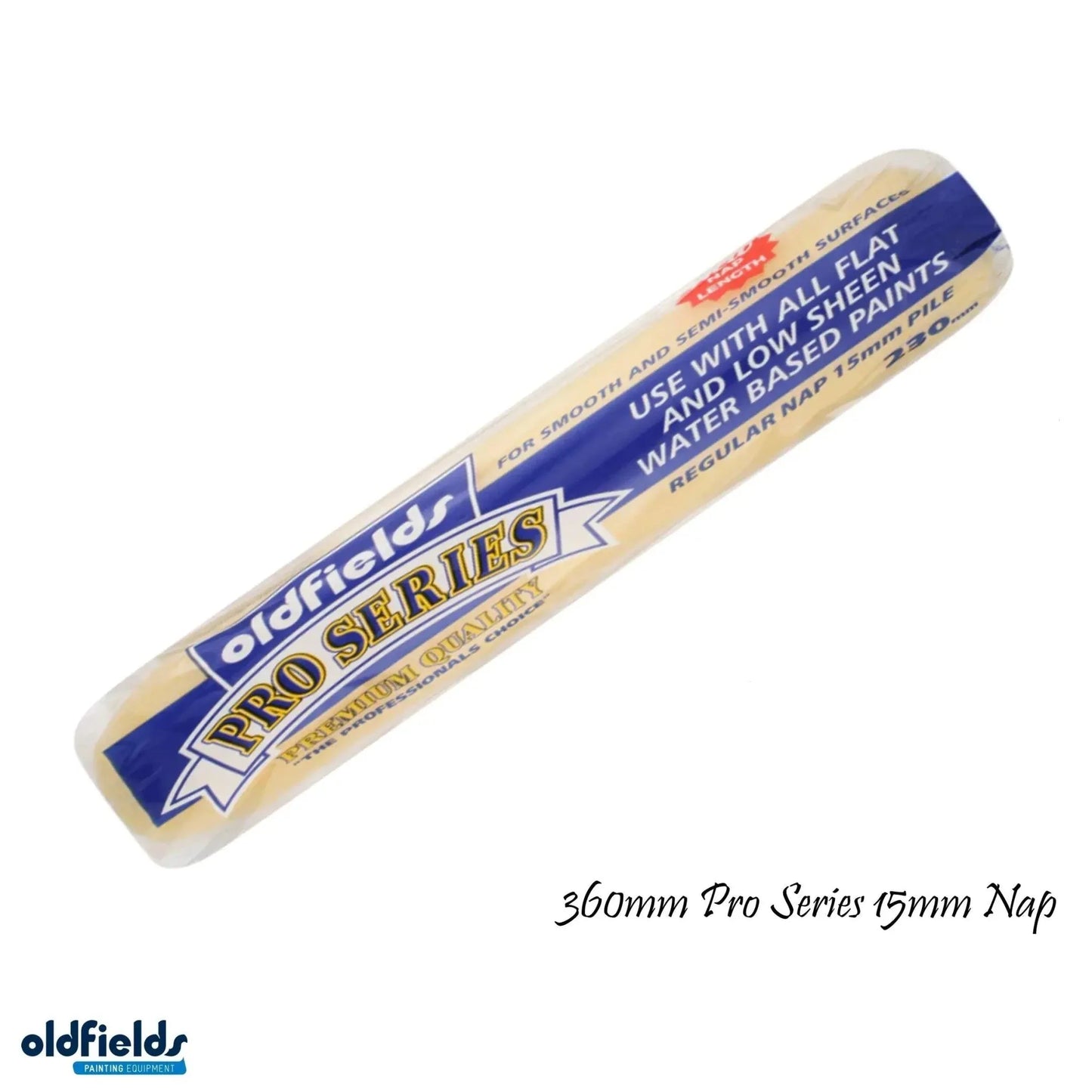 Pro Series Professional 15mm Nap Paint Roller Sleeves from Oldfields - Vintique Concepts