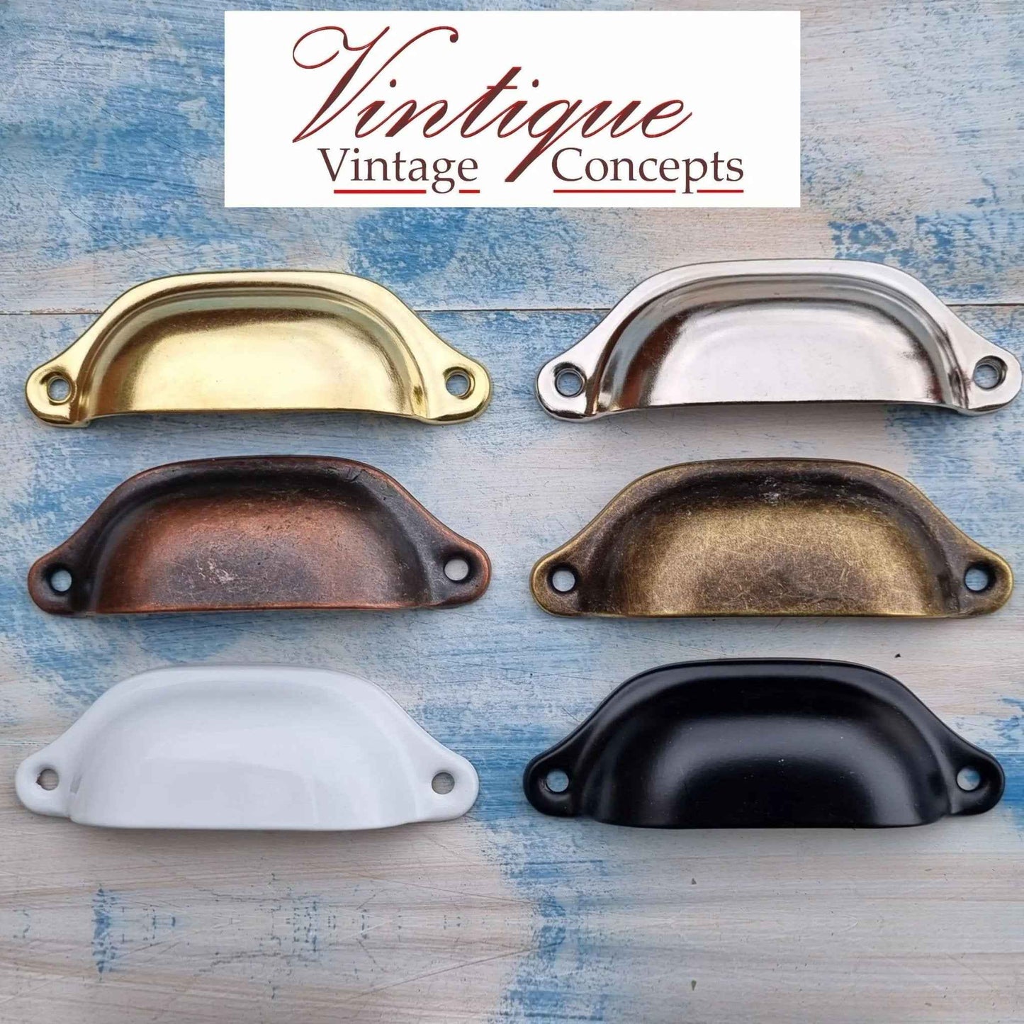 Rectangle Hooded Cup Pull 98mm Long- Black