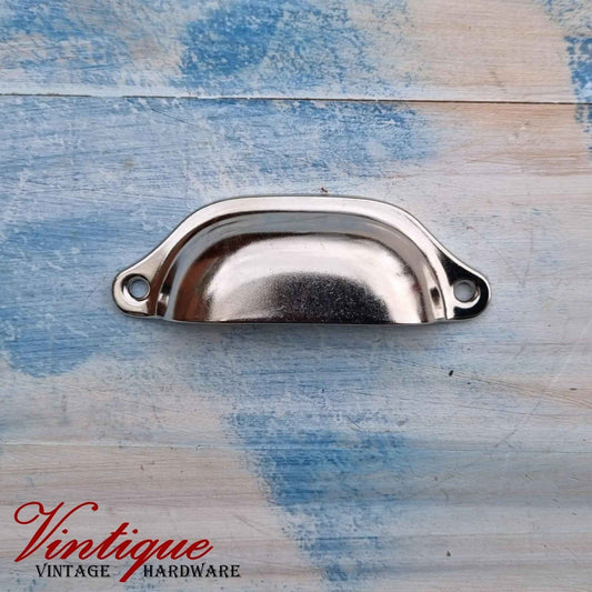 Rectangle Hooded Cup Pull 98mm Long- Silver