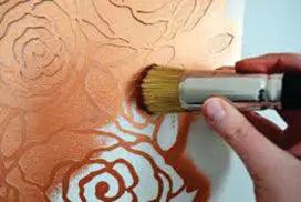 Regal Ornamental border vintage furniture paint stencil 152mm x 457mm (114mm high)-Vintique Concepts