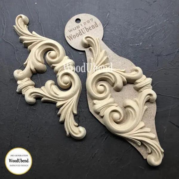 Regal Pediments 10x21cm From WoodUBend (pack of 2 or sold individually) WUB1297 - Vintique Concepts