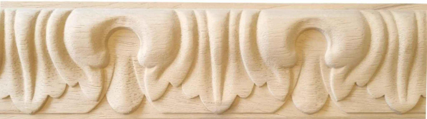 Royal swirl wood trim border moulding 65mm - Vintique Concepts