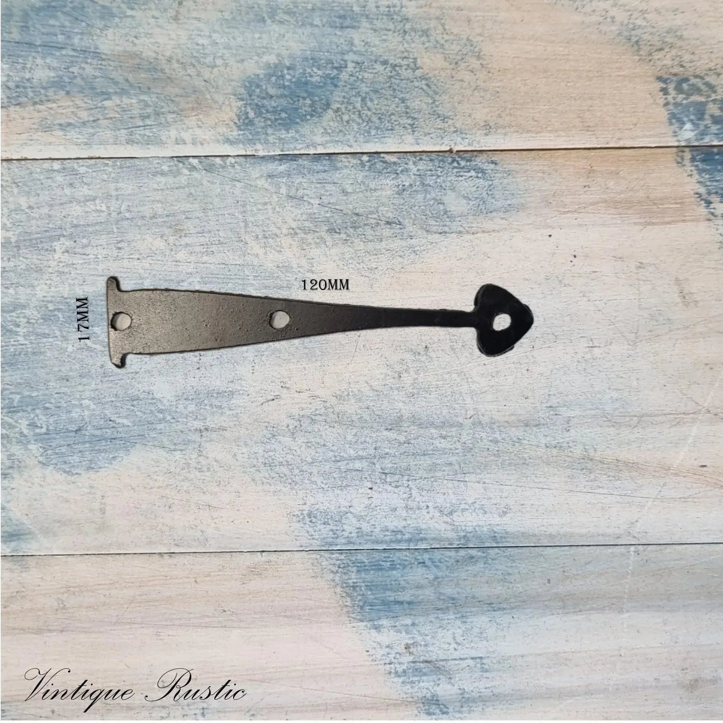 Rustic Faux Hinge Straps - Small Spearhead Decorative Dummy - Vintique Concepts