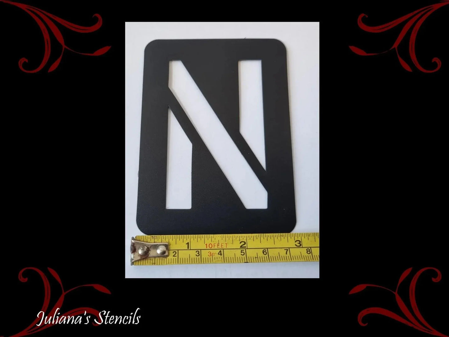 Set of Letters, numbers & Symbols Paint Stencils (42 pieces) 10cm x 7.6cm - Vintique Concepts