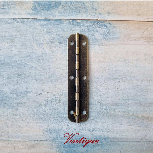 small piano bronze hinge 65mm long-Vintique Concepts