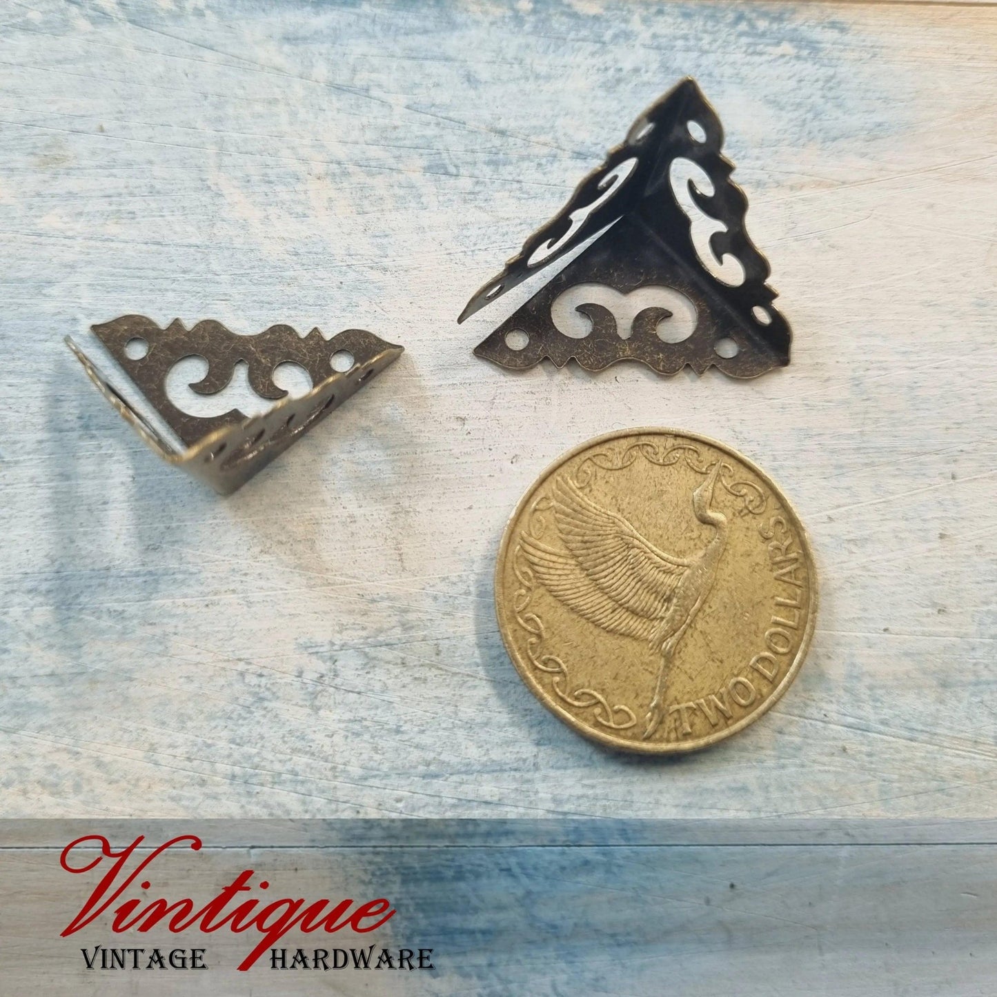 Small project Fancy look 3-way corner 20mm x 20mm x 20mm (each)-Vintique Concepts