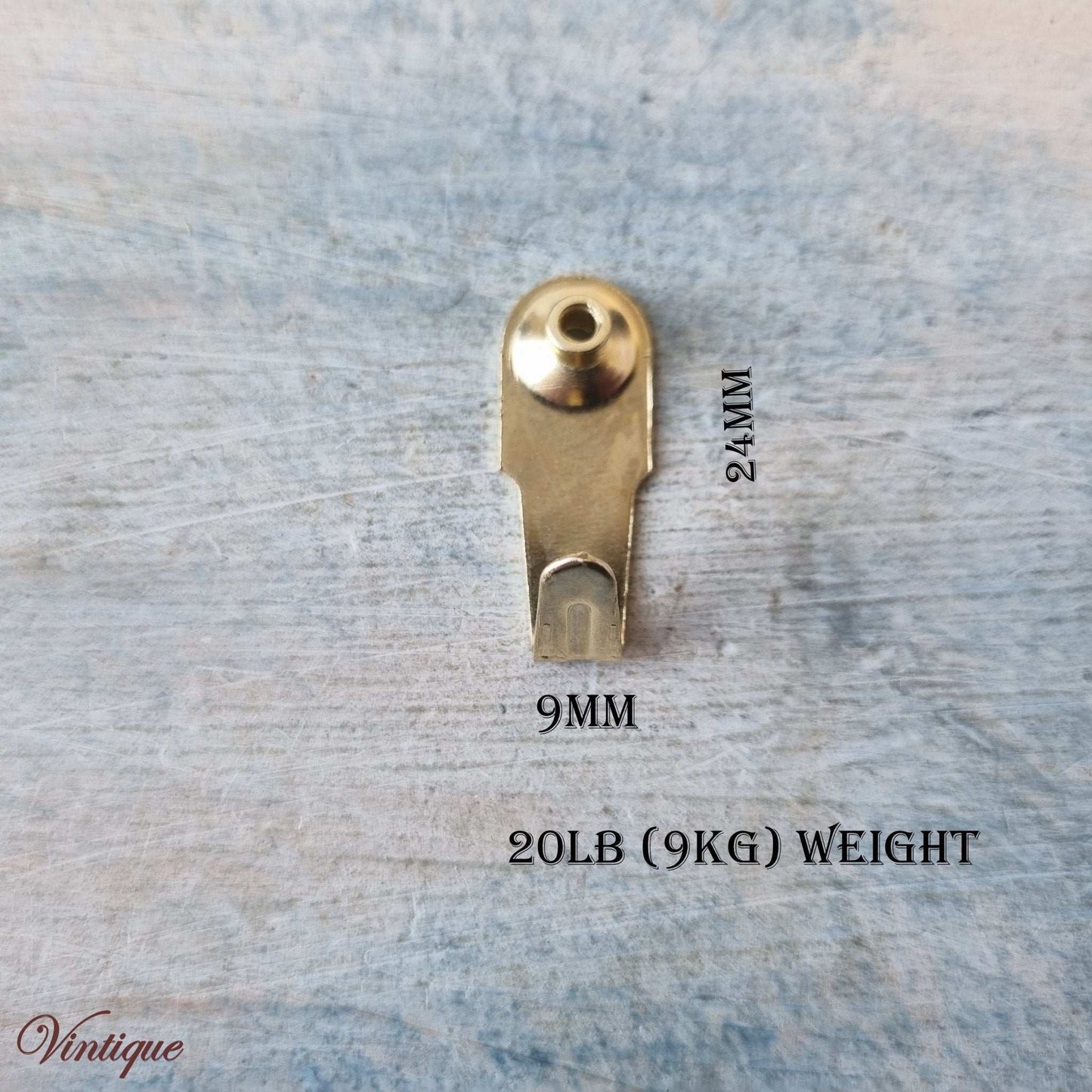 Small single Heavy duty Picture hook 24mm-Vintique Concepts