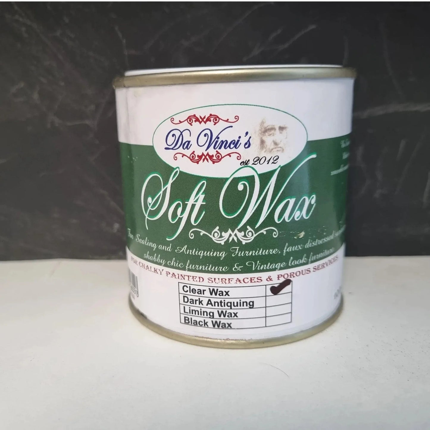 Soft Wax for Chalk Finish paint & Furniture- Clear - Vintique Concepts