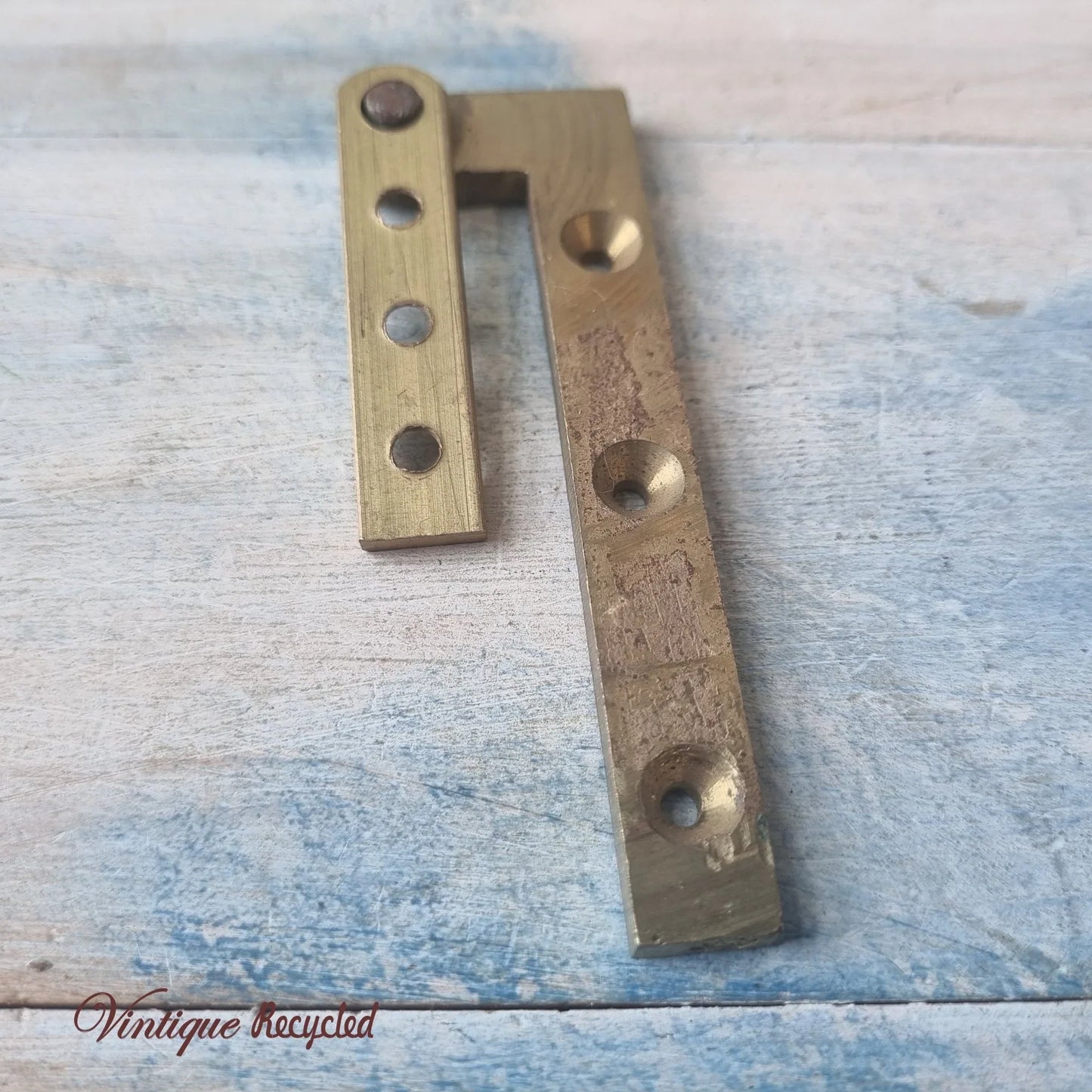 solid antique brass swivel hinge 1 set only - Vintique Concepts
