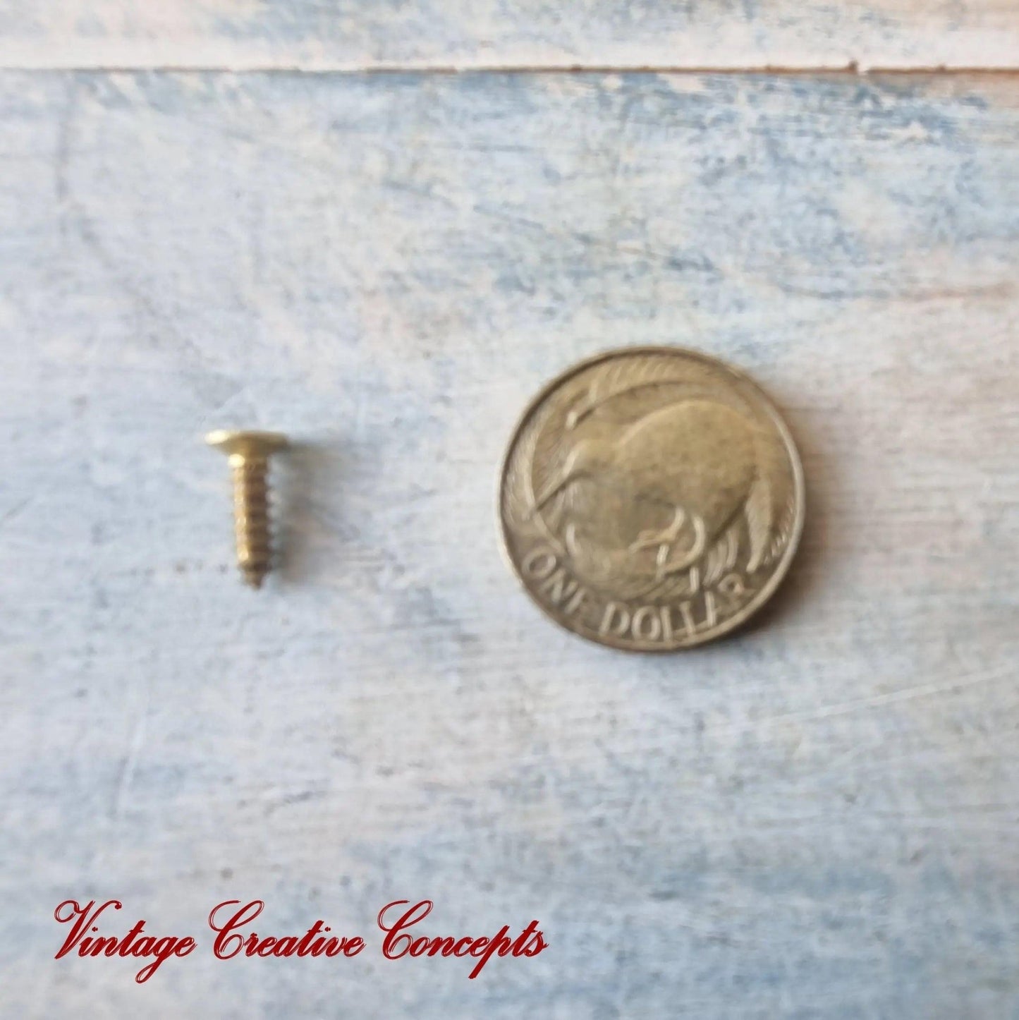 Solid Brass wood screws 10mm (packet of 10) M3-Vintique Concepts