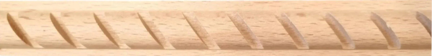 Spiral Dado Wood border furniture trim / edging moulding 20mm wide - Vintique Concepts