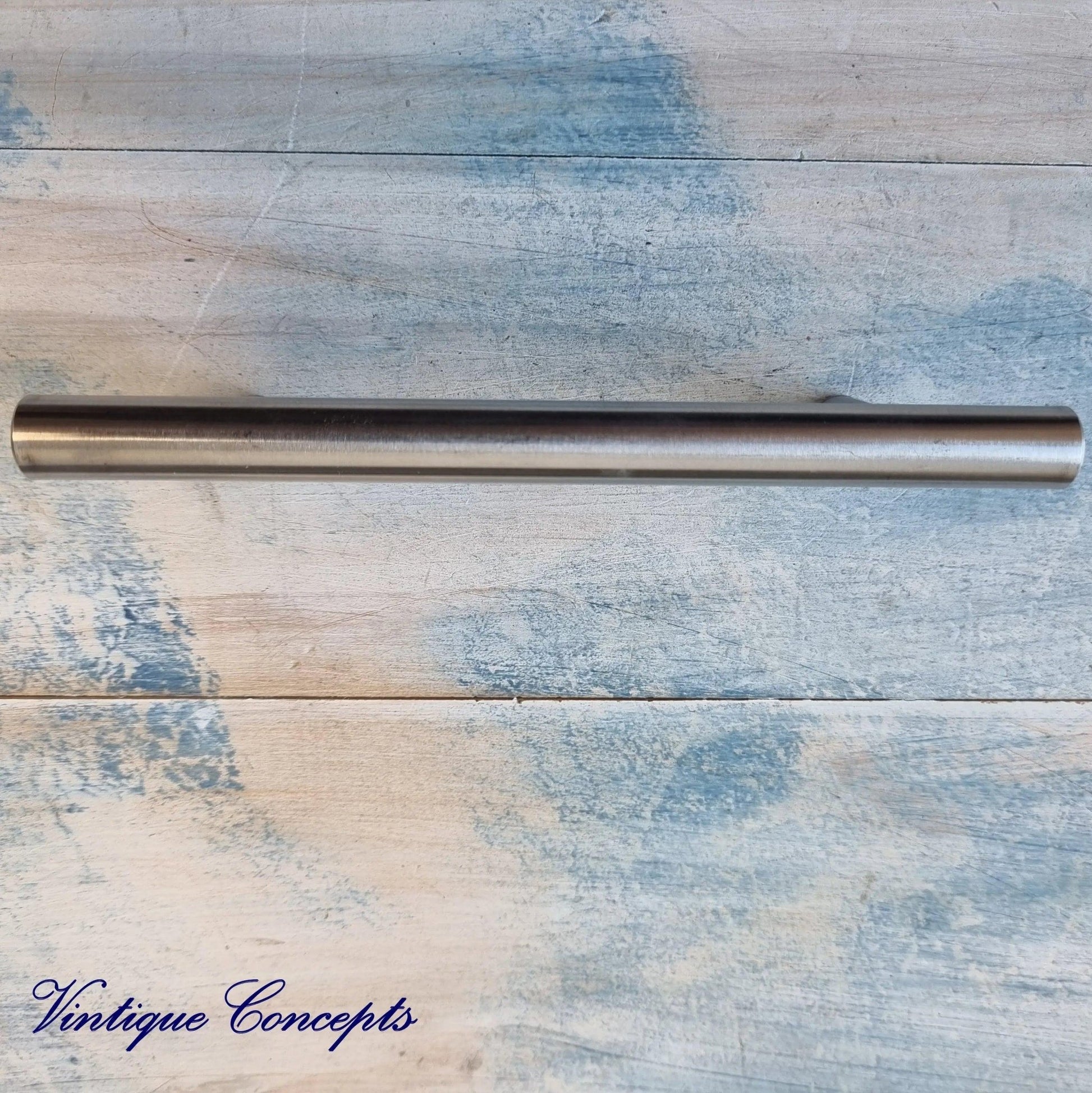 Swedish style Silver contempoary Cabinet or drawer handle 150mm-Vintique Concepts