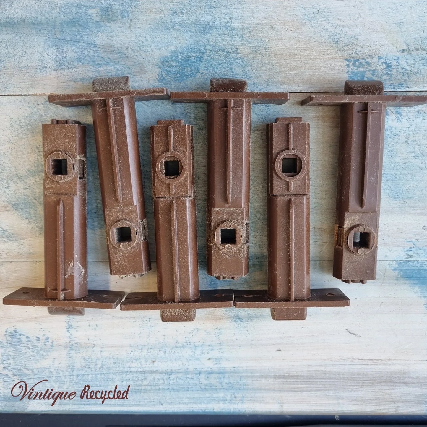 Sylvan Mortice Latch 70mm brown (re-cycled) - Vintique Concepts