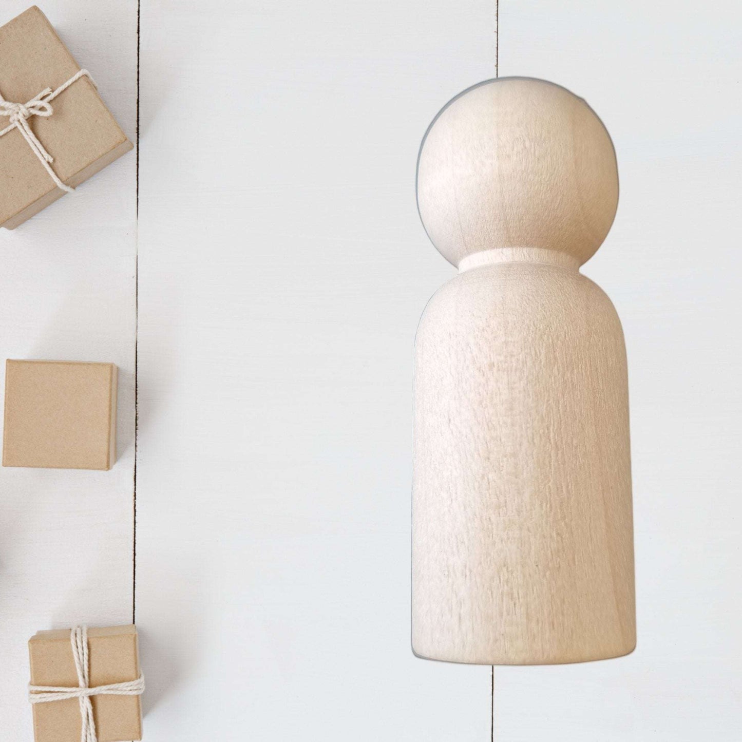 Maple wood Mum & Dad figurines-Vintique Concepts