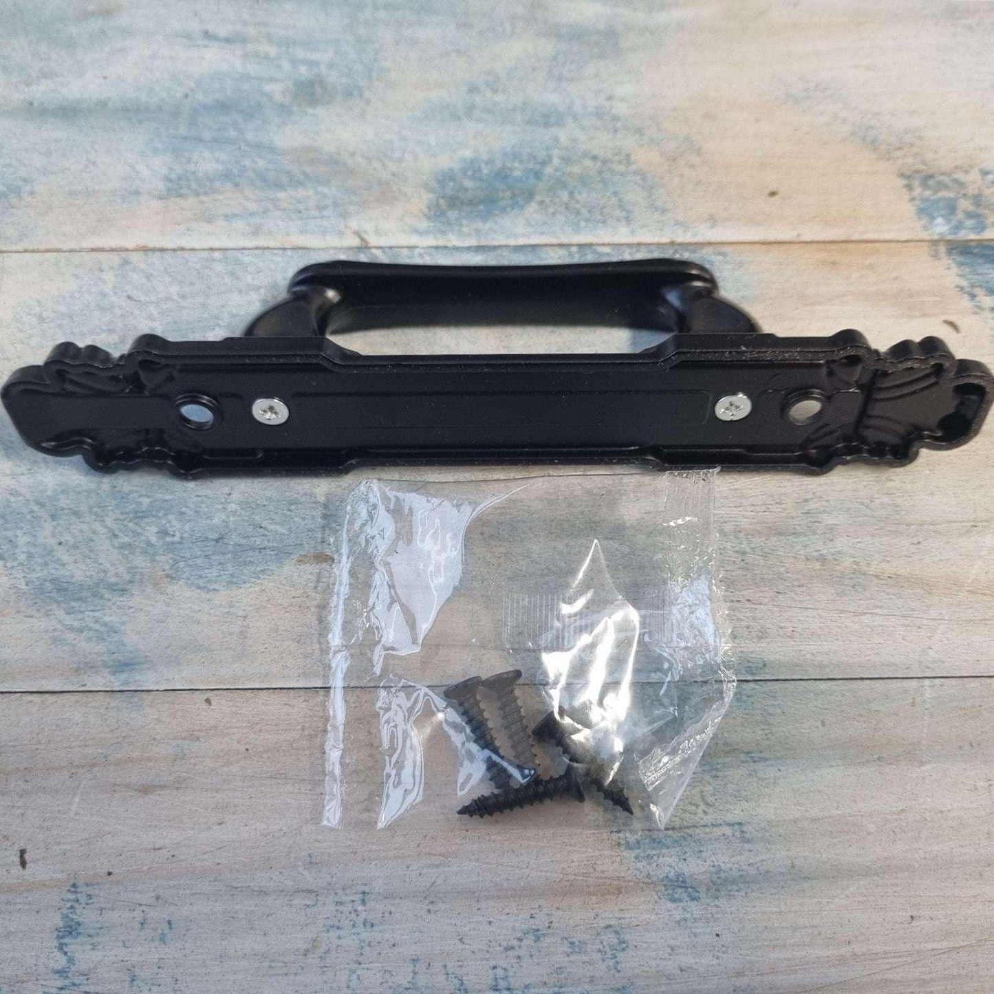Venezia Ornate door /cupboard handle 167mm long - Vintique Concepts