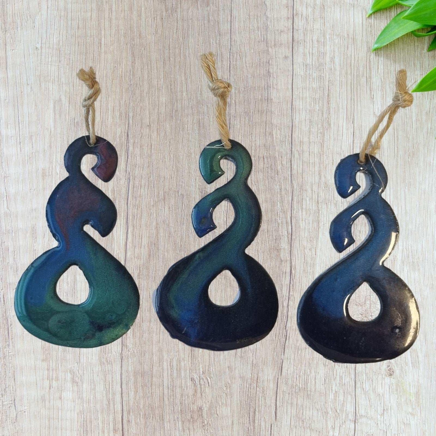 Pikorua Maori Epoxy Metal 100mm High Durable Epoxy - Vintique Concepts