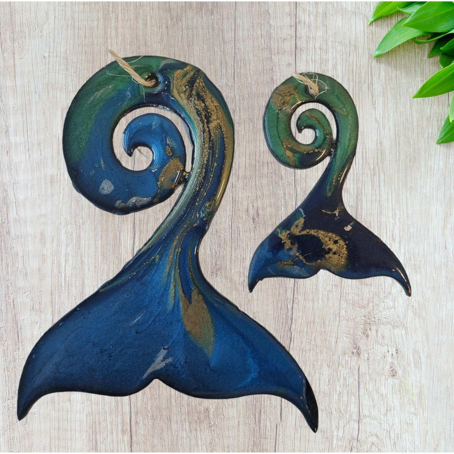 Tahora Maori Epoxy Metal Art - Vintique Concepts