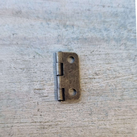 Box Hinges - Mini BRONZE Butt Hinge 16mm X 13mm