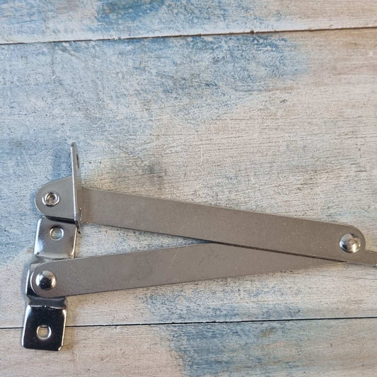 Hinges - Lid Stay Silver (left Armt Only) 104mm Arm