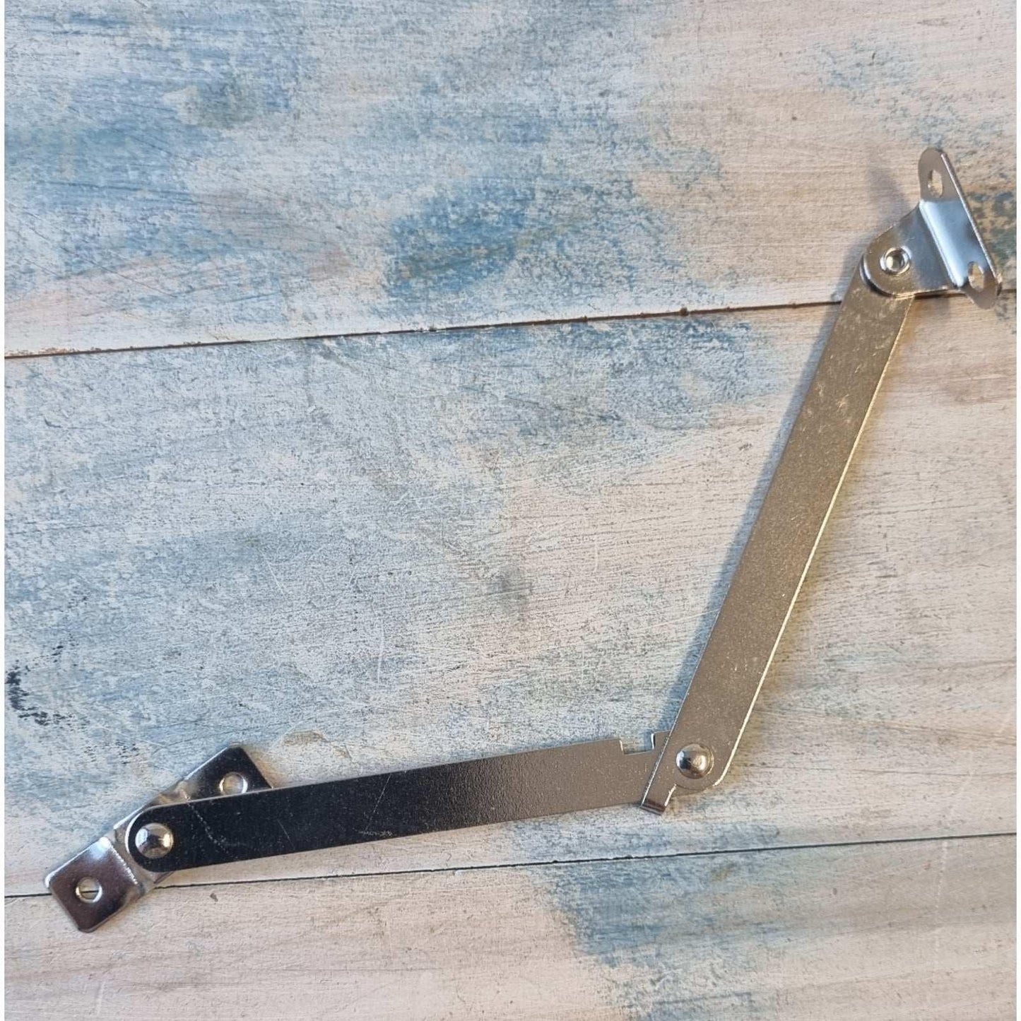 Lid Stay silver (left arm only) 104mm arm - Vintique Concepts