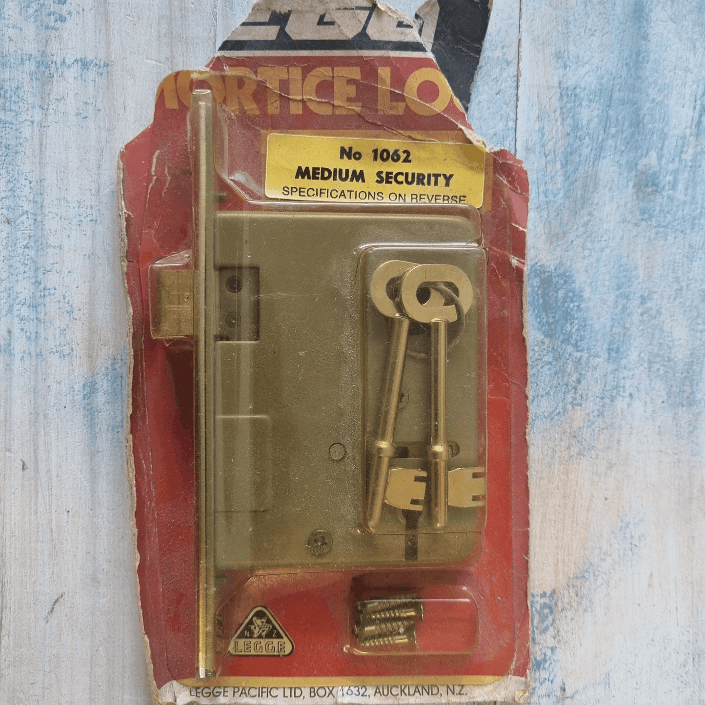 Legge Brass 1062 Med security mortice lock set