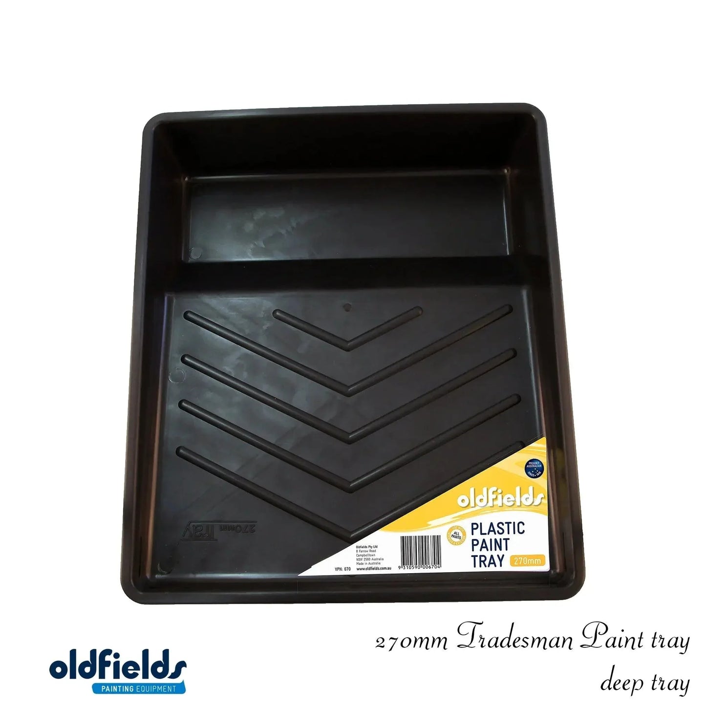 Tradesman 270mm Paint Roller Deep Tray from Oldfields - Vintique Concepts
