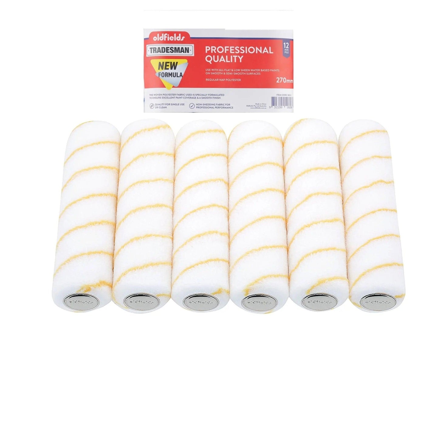 Tradesman Roller sleeves 12mm nap (230mm, 270mm, 360 & 460mm) by Oldfields-Vintique Concepts
