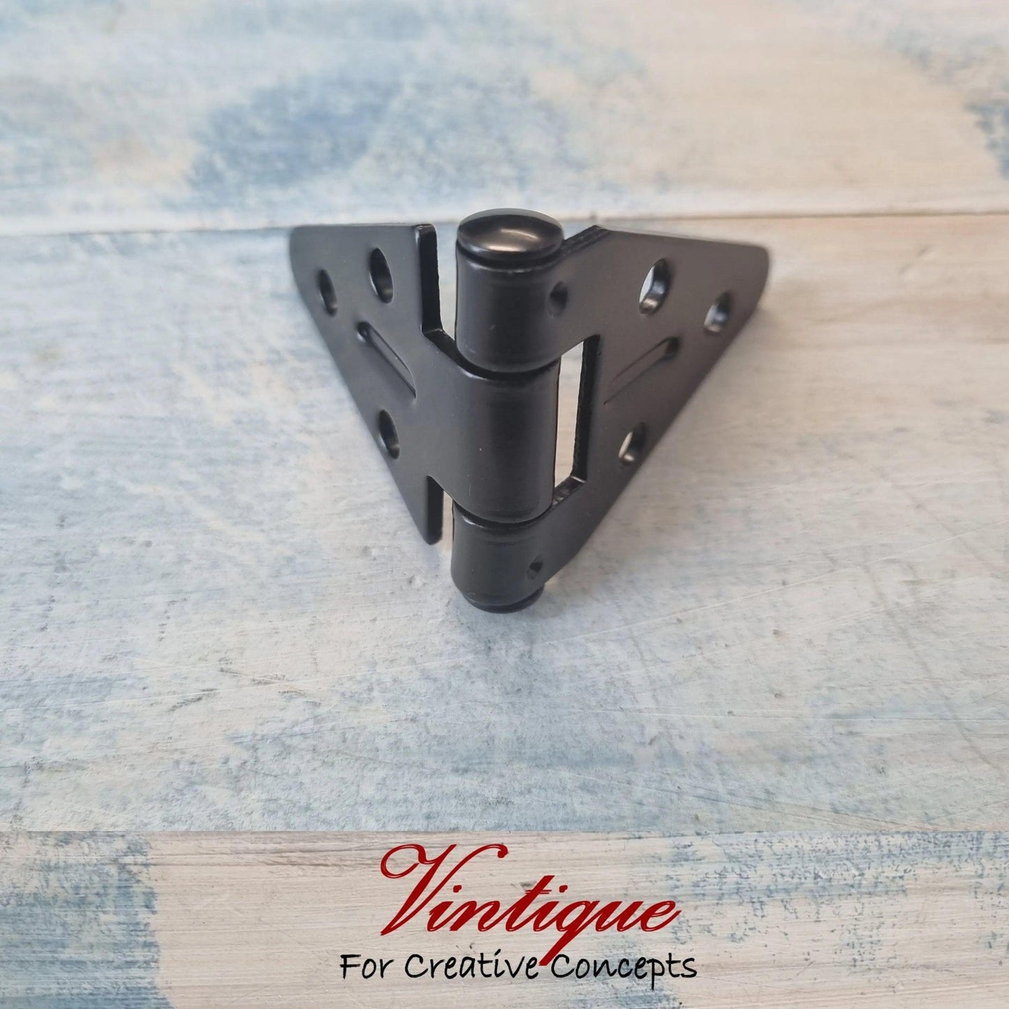Triangle Black Butt Hinge 40mm high-Vintique Concepts