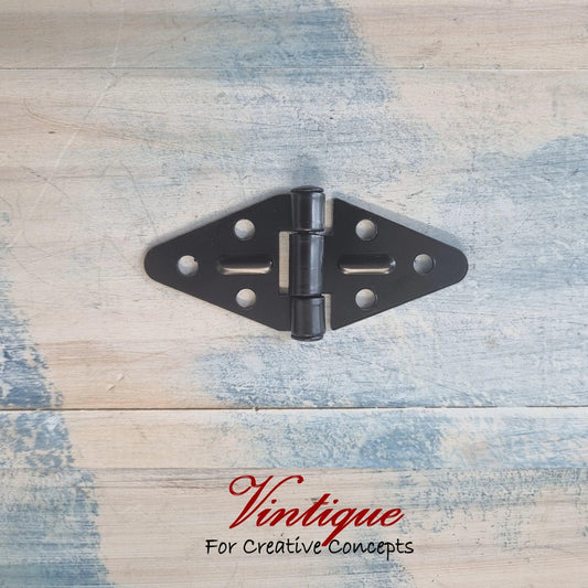 Triangle Black Butt Hinge 40mm high-Vintique Concepts