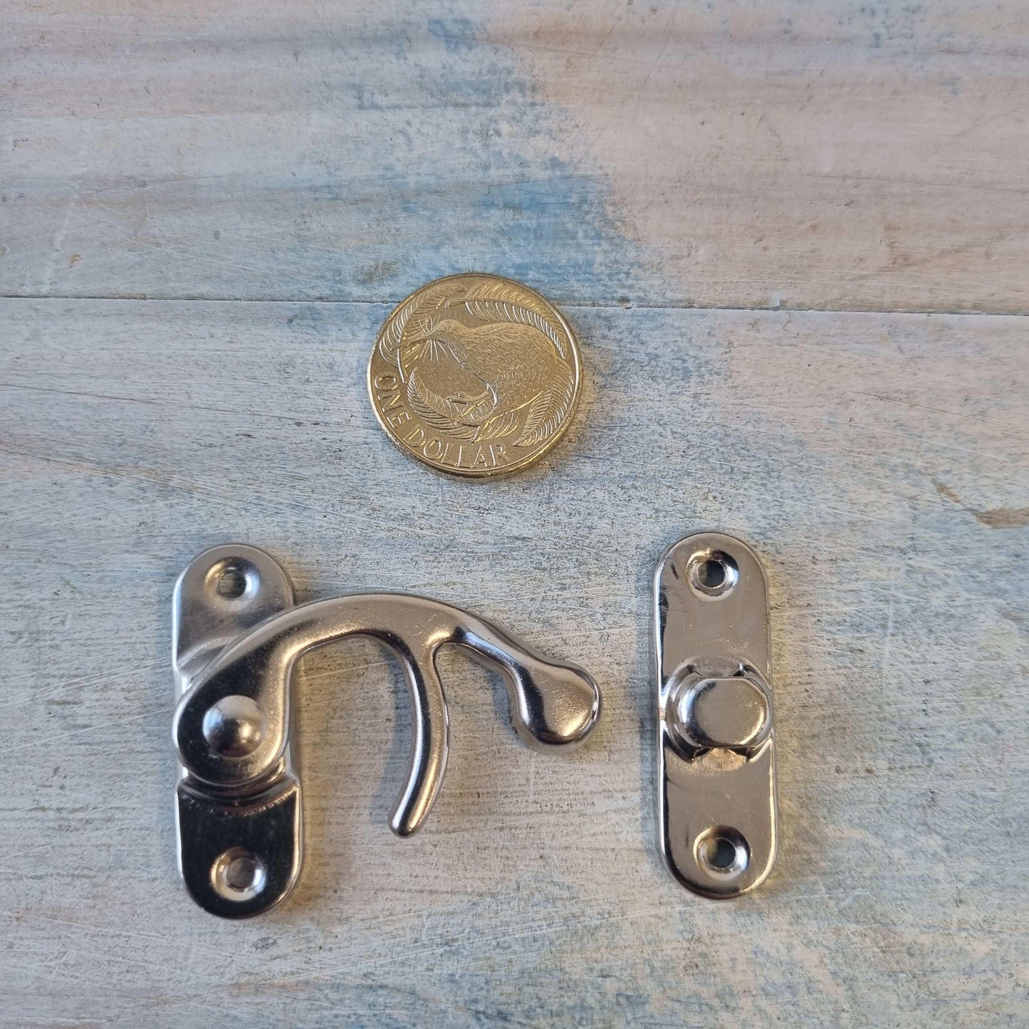 Vintage Style SILVER Swing Box Clasp Closure Lock Latch (2 sizes) - Vintique Concepts