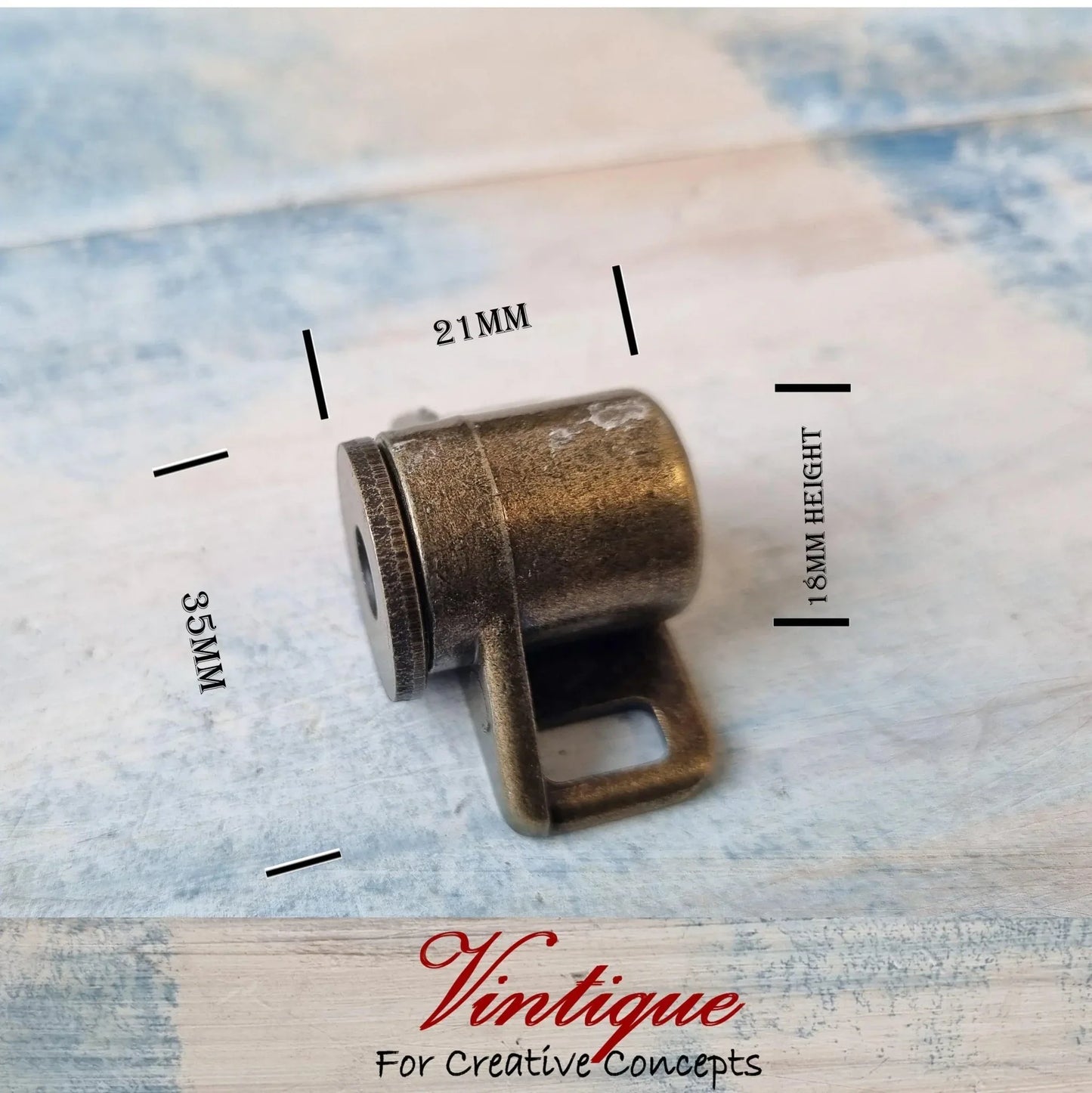 Vintage Appliance White Strong magnetic cupboard Catch - Vintique Concepts