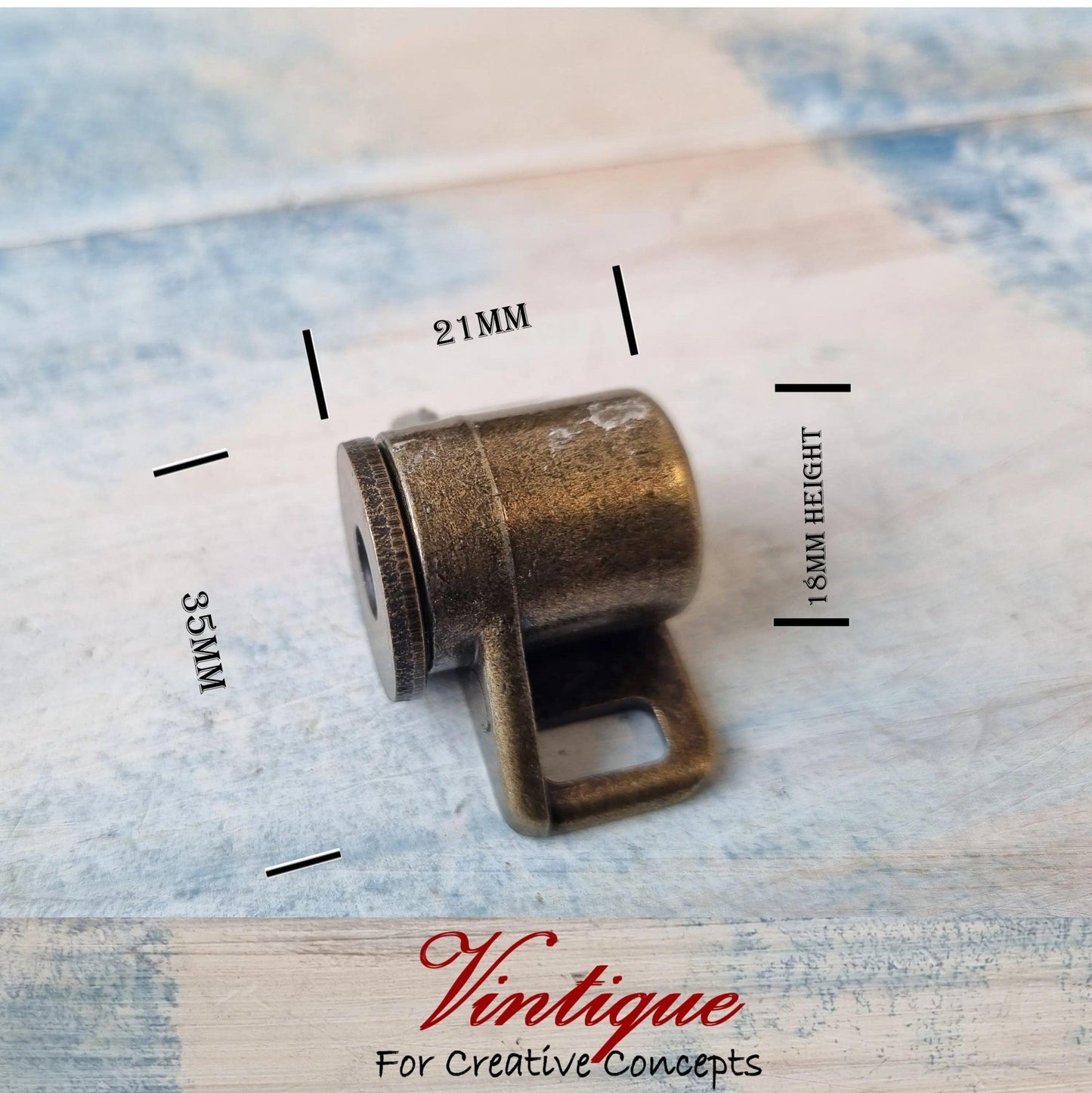 Vintage Black White magnetic cupboard Catch-Vintique Concepts