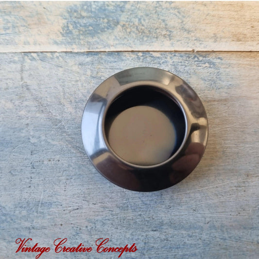 Vintique Round Stainless steel finger Flush  Pull handle 41mm dia PEWTER-Vintique Concepts